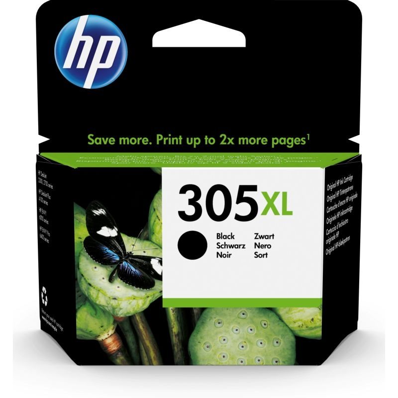 HP 305XL Original HC Tinte schwarz - 3YM62AE
