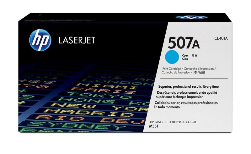 HP 507A original Toner cyan - CE401A