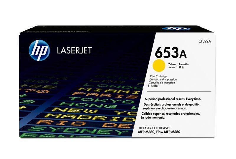 HP 653A original toner yellow - CF322A