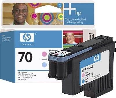 HP 70 magenta light/cyan light DesignJet printhead - C9405A