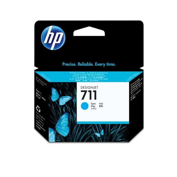 HP 711 original Tinte cyan - CZ130A
