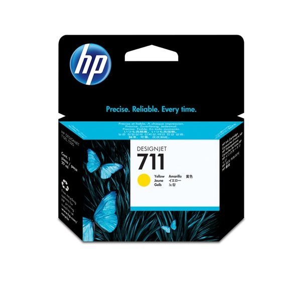 HP 711 original Tinte gelb - CZ132A
