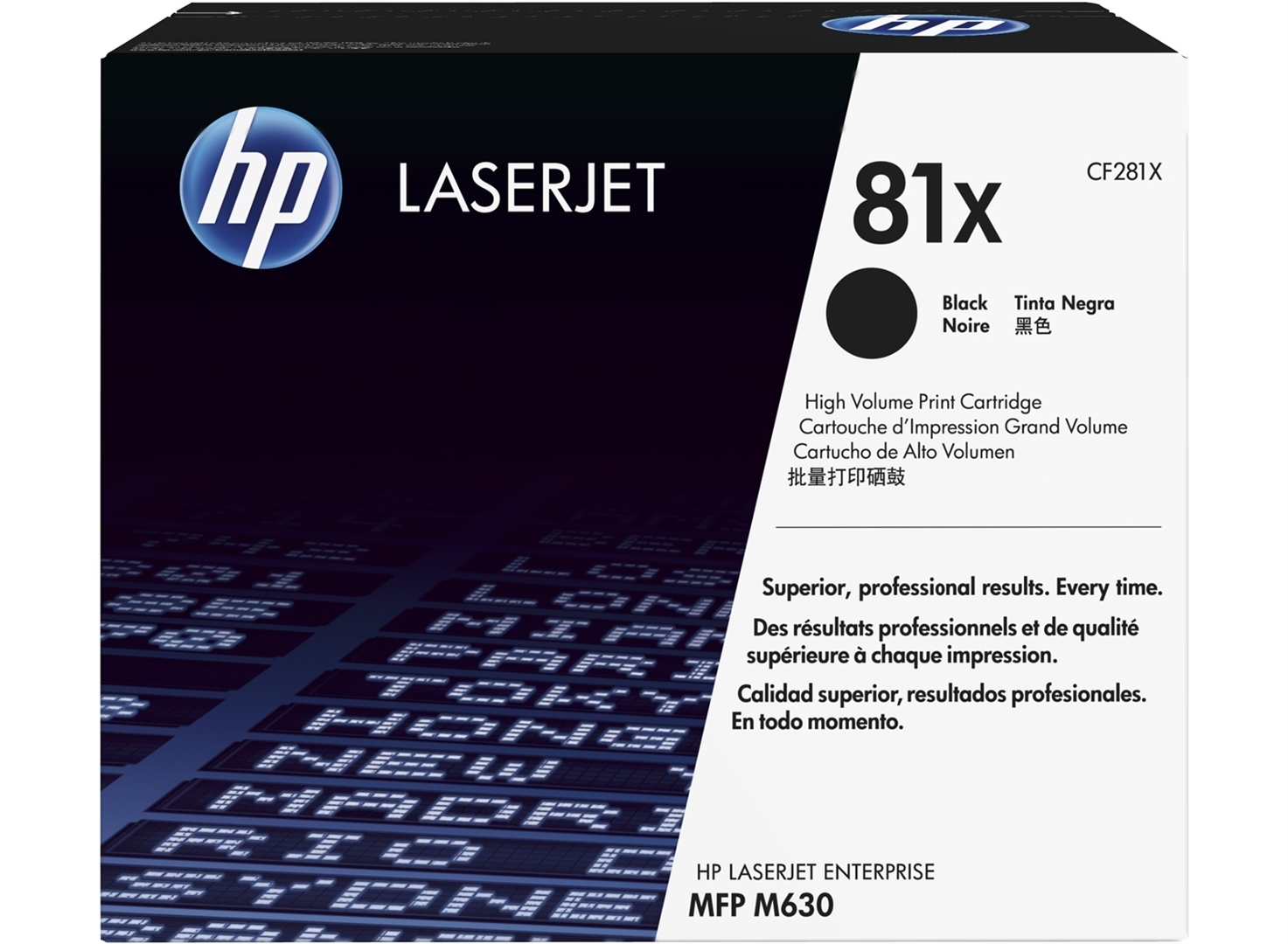 HP 81X Schwarz Original LaserJet Tonerkartusche