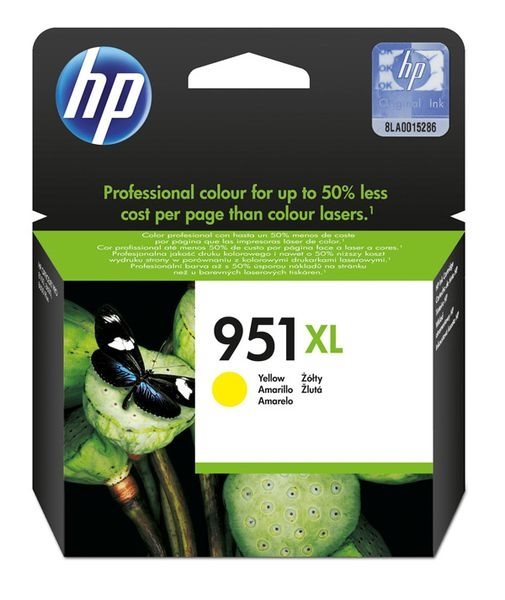 HP 951XL original HC Tinte gelb - CN048AE