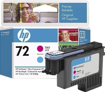HP print head cyan no. 72