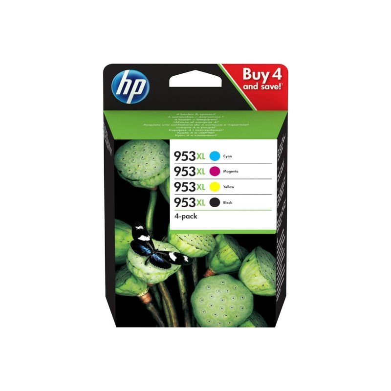 HP Original Tinte XL Multipack BK/C/M/Y  - 3HZ52AE