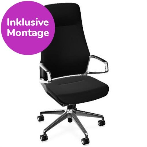 InWerk Bürostuhl IKARO Schwarz 135 kg