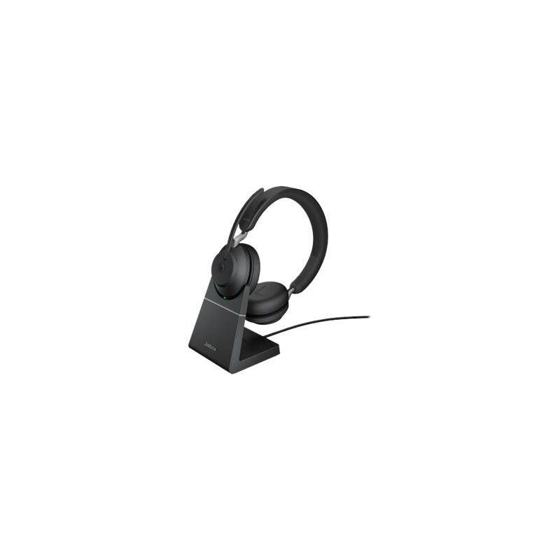 Jabra Evolve2 65 MS Stereo Headset - On-Ear - Bluetooth - kabellos