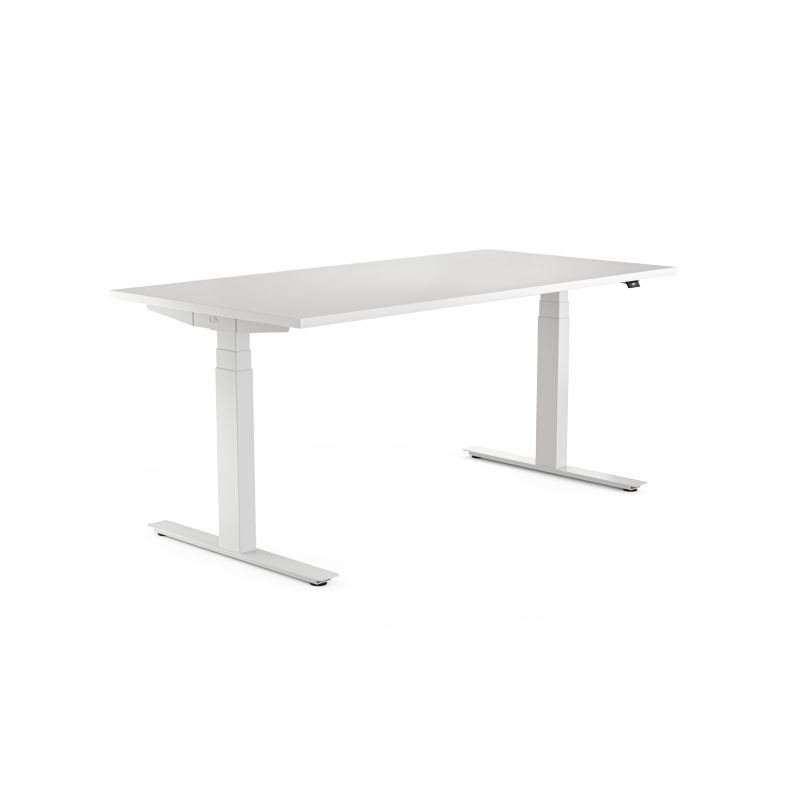 König + Neurath ACTIVE.T Schreibtisch hvst. Weiß / Weiß B160cm x T80cm