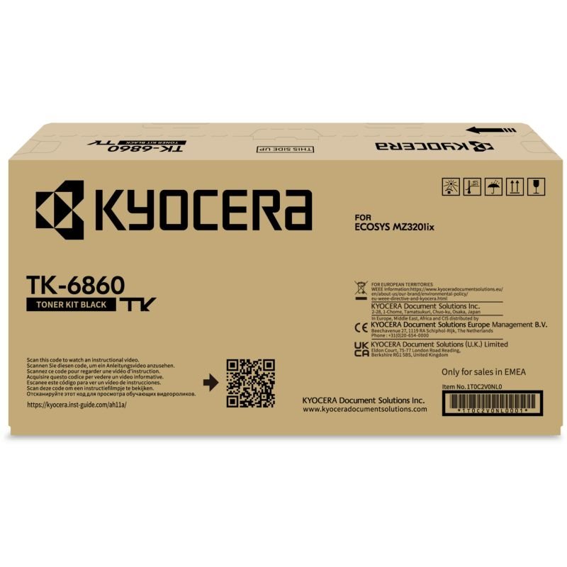 KYOCERA Original HC Toner schwarz TK-6860 - 1T0C2V0NL0