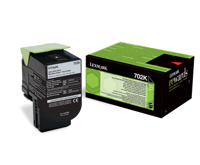 Lexmark 702K Rückgabe-Toner schwarz - 70C20K0