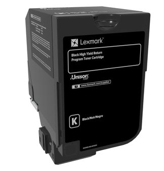 Lexmark HC Rückgabe-Tonerkassette black