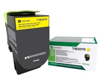 Lexmark Original - Rückgabe-Toner gelb -  71B20Y0