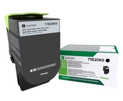 Lexmark return-toner black - 71B20K0