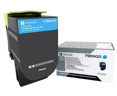 Lexmark - toner cyan - High yield