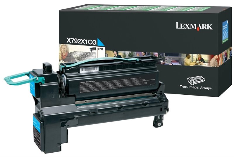 Lexmark Rückgabe-Toner cyan für X792