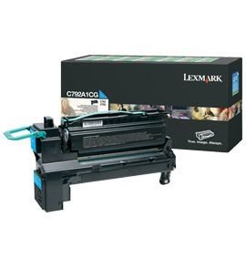 Lexmark Rückgabe-Tonerkassette cyan für C792/X792