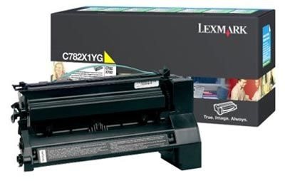 Lexmark Rückgabe-Tonerkassette gelb HC für C782