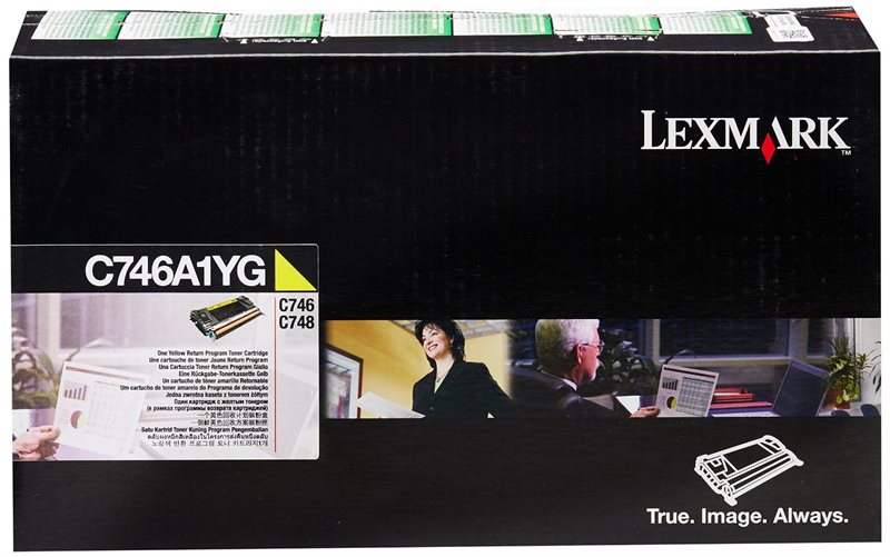 Lexmark Rückgabe-Tonerkassette Gelb