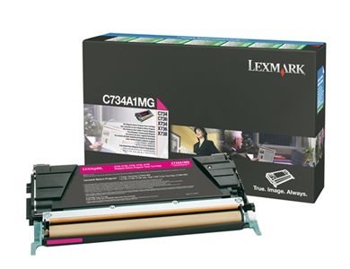 Lexmark Rückgabetonerkassette magenta für C734N