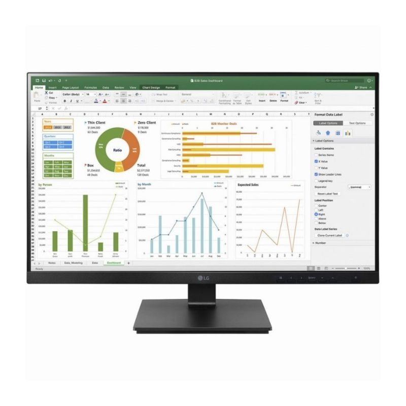 LG 27BN65Q-B, 68,6 cm (27 Zoll), 2560 x 1440 Pixel, Quad HD, LCD