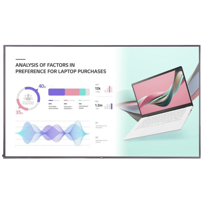 LG 75UH5J-M 190cm 75Zoll 3840x2160Pixel 4K