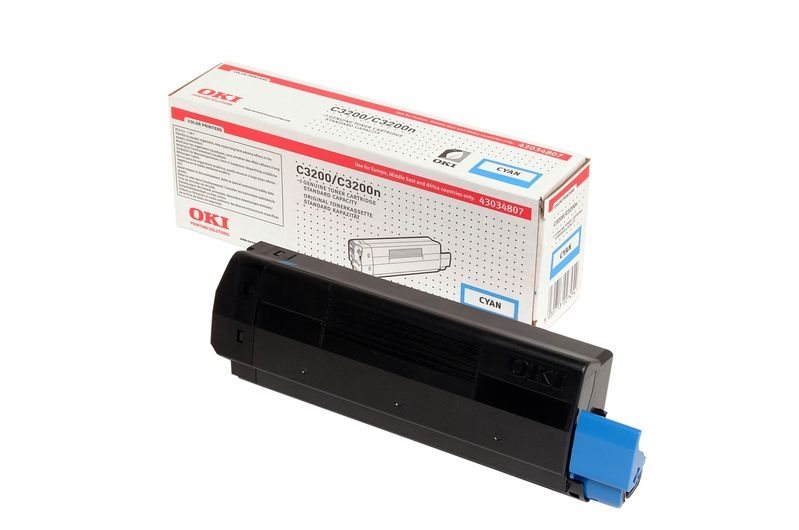 Oki toner cyan for C3200, 43034807