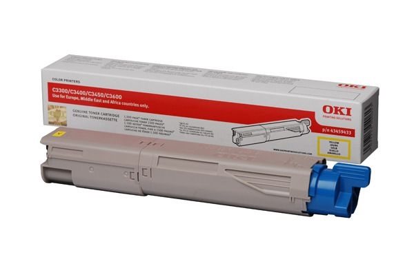 Oki Toner gelb für C3300/C3400, 43459433