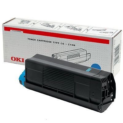 OKI Toner Original für C5100, cyan