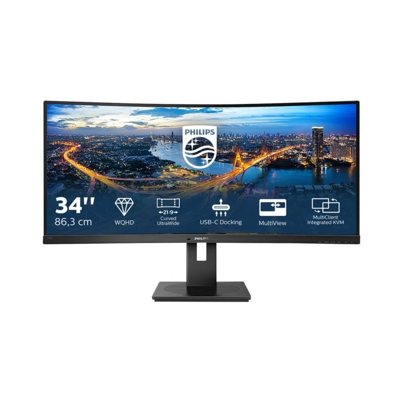 Philips B Line 346B1C LED gebogen 86,36cm 34Zoll 3440x1440 UWQHD @ 100Hz