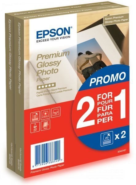 Premium Glossy Photo Paper – 2 für 1 - C13S042167