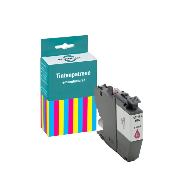 Printer Care Tinte magenta kompatibel zu: Brother LC422M