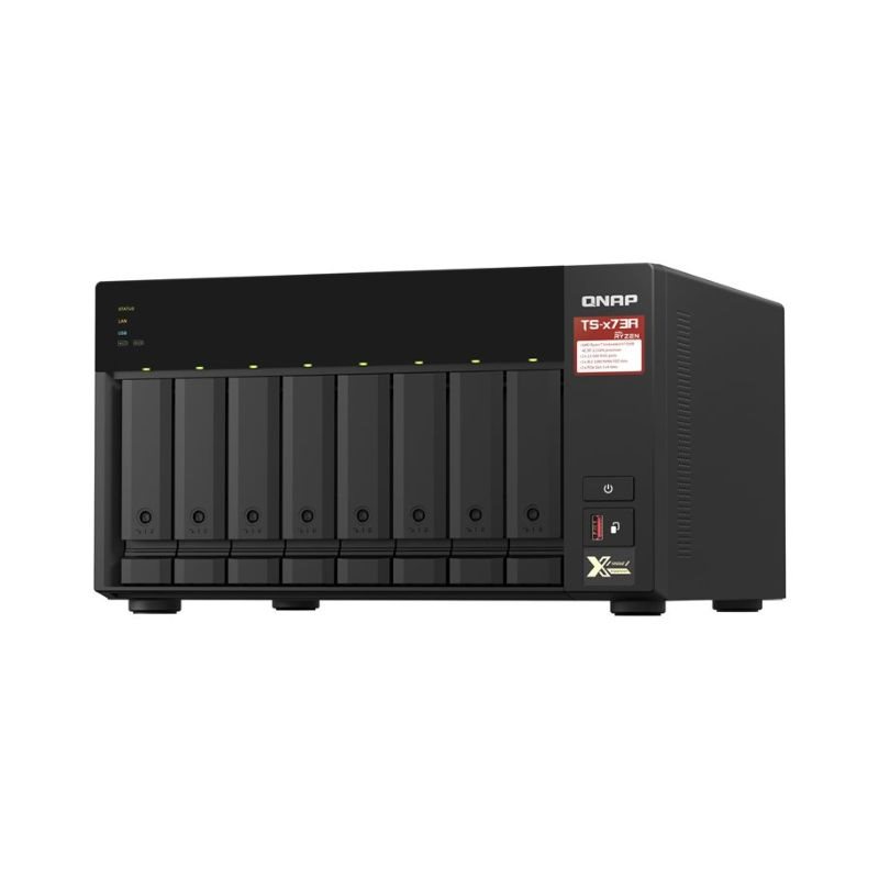 QNAP TS-873A-8G 8 Schächte NAS RAM 8GB + 64TB 8x8TB ST8000VN004