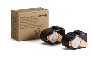 Xerox toner double pack cyan - 106R02602