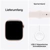 Apple Watch Series 10 Alu, Roségold Band: Hellrosa Größe S/M 64GB 42mm