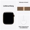 Apple Watch Series 10 Gold Titan Band: Gold 64GB 42mm 4G