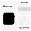 Apple Watch Series 10 Gold Titan Band: Starlight Größe M/L 64GB 42mm 4G