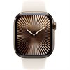 Apple Watch Series 10 Gold Titan Band: Starlight Größe S/M 64GB 42mm 4G