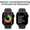 Apple Watch Series 10 Jet Black Alu Band: Schwarz Größe M/L 64GB 42mm