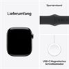 Apple Watch Series 10 Schiefertitan Band: Schwarz Größe M/L 64GB 46mm 4G