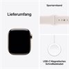 Apple Watch Series 11 Gold Titan Band:Hellrosa Gr, M/L 64GB 42mm LTE GPS
