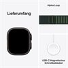 Apple Watch Ultra 2 Black Titanium Band: Dunkelgrün Größe M 64GB 49mm 4G