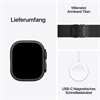 Apple Watch Ultra 2 Black Titanium Band: Schwarz Größe M 64GB 49mm 4G