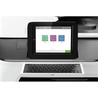 HP PageWide Managed Color Flow MFP E77660z+ mit 3 x 550 Blatt-Zufuhr und Z4L04A Finisher