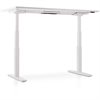 InWerk Schreibtisch hvst, Imperio Lift Q2 Weiß/Weiß B180cm x T80cm