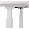 InWerk Schreibtisch hvst, Imperio Lift Q2 Weiß/Weiß B180cm x T80cm
