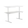 König + Neurath ACTIVE.T Schreibtisch hvst. Weiß / Weiß B160cm x T80cm