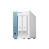 QNAP TS-231P3 NAS-Server 2 Schächte 4TB SATA 6GB/s HDD 2TB x 2 RAM 2GB