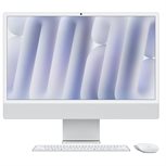 Apple iMac M4 512GB SSD 16GB Apple M4 10-core macOS AiO Silber