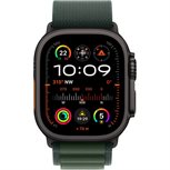 Apple Watch Ultra 2 Black Titanium Band: Dunkelgrün Größe M 64GB 49mm 4G